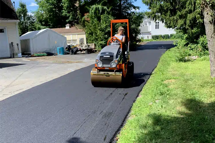 Asphalt paving project