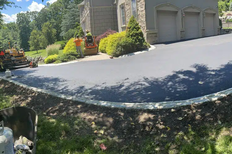 Asphalt paving project