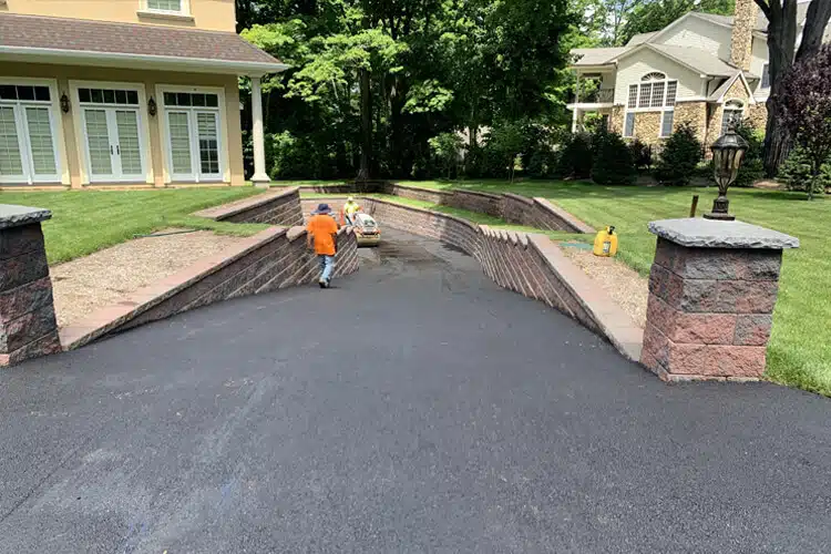 Asphalt paving project
