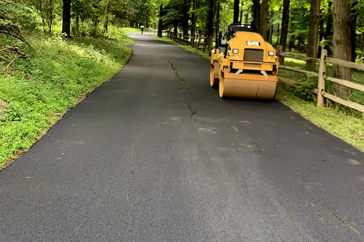 Asphalt paving project
