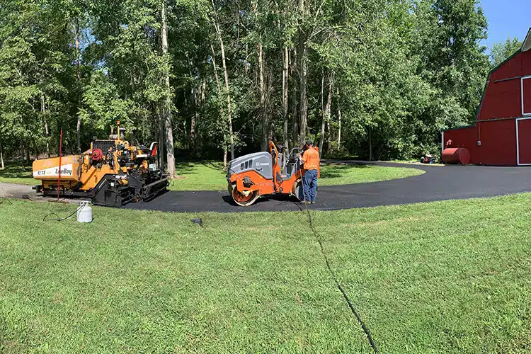 Asphalt paving project