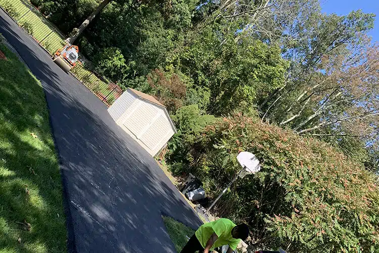 Asphalt paving project